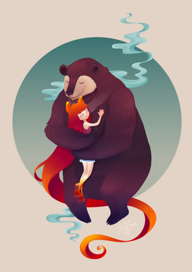 Bear hug by Yuzach