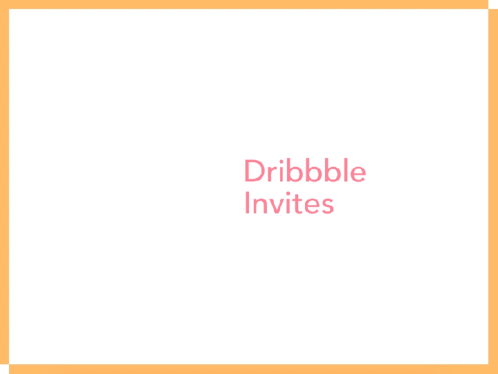 Dribbble Invites Giveaway Interaction