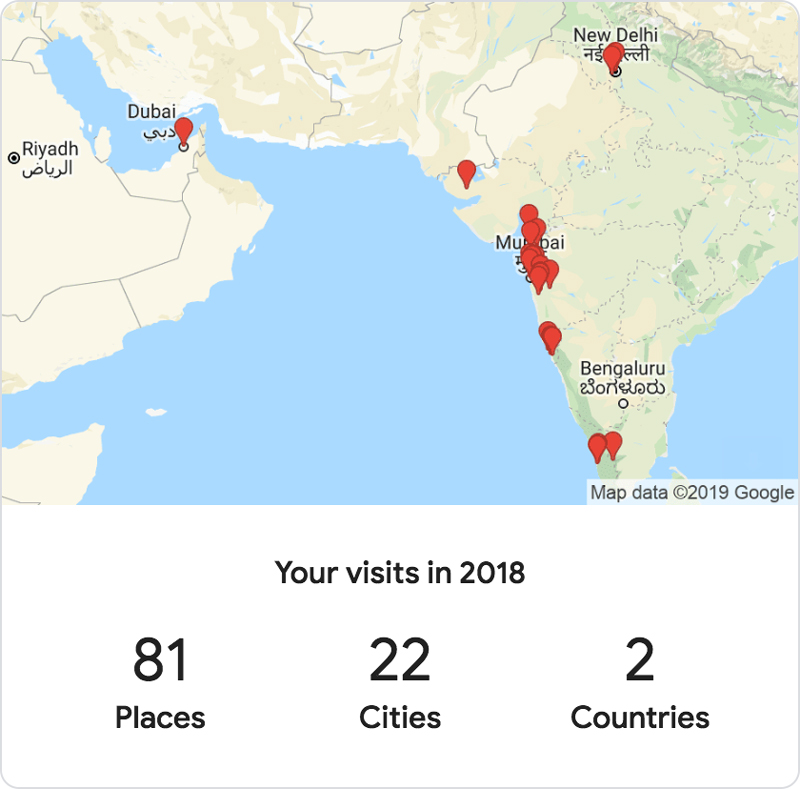 2018 Google Maps
